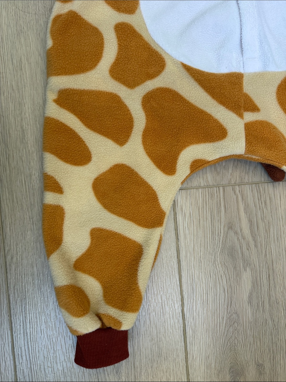 Giraffe Costume Toddler 2/3T Halloween Dress Up Hooded Safari Animal Outfit Sz95 - Picture 7 of 15